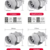 Pipeline Booster Fan, 6", 8" - view 6