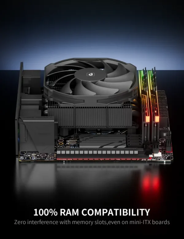 Pipes Cpu Air Cooler, 52mm, ITX, 92mm, AMD - view 2