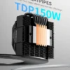 Pipes Cpu Air Cooler, 52mm, ITX, 92mm, AMD - view 4