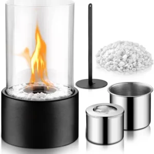 Pit Bioethanol Fireplace, Metal, Tabletop Fire Pit