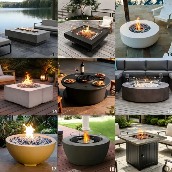 Pit Bioethanol Fireplace, Metal, Tabletop Fire Pit - view 4
