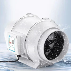 Plastic Blade Exhaust Fan, PVC, 110 V, Electric