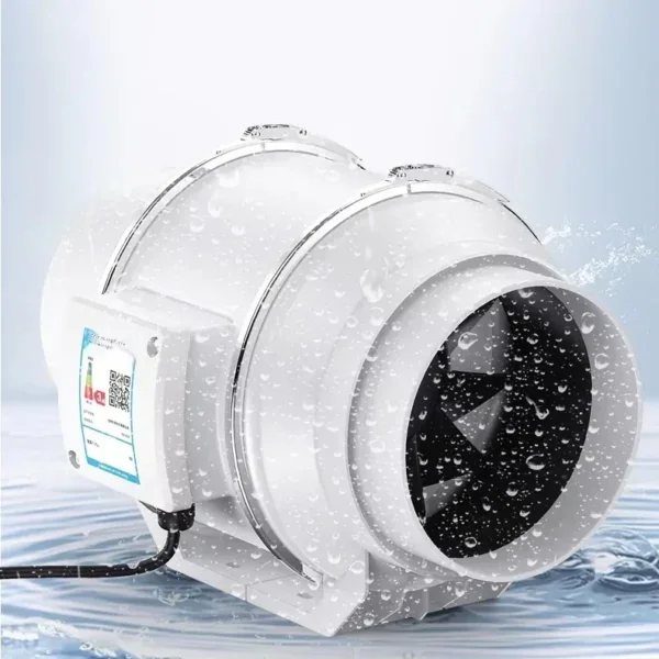 Plastic Blade Exhaust Fan, PVC, 110 V, Electric