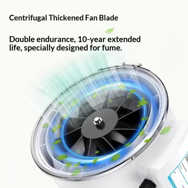 Plastic Blade Exhaust Fan, PVC, 110 V, Electric - view 5