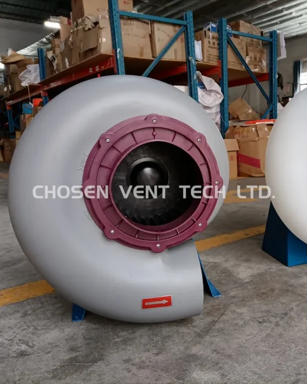 Plastic Centrifugal Exhaust Blower, CH-FC250, 380 V - view 2