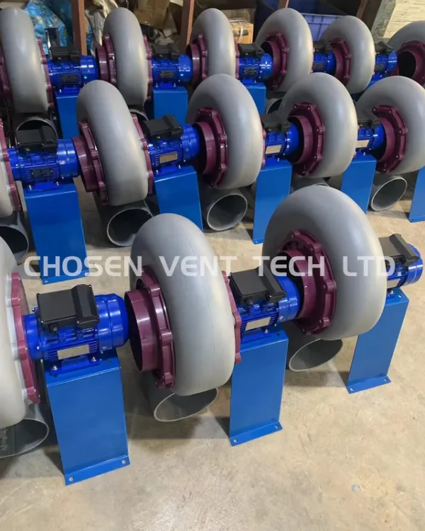 Plastic Centrifugal Exhaust Blower, CH-FC250, 380 V - view 3