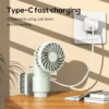 Plastic Clip Fan, Portable, USB - view 3