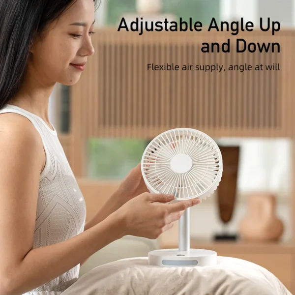 Plastic Desktop Fan, USB, 5 V, Battery - view 3