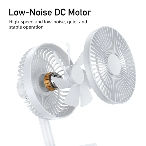 Plastic Desktop Fan, USB, 5 V, Battery - view 4