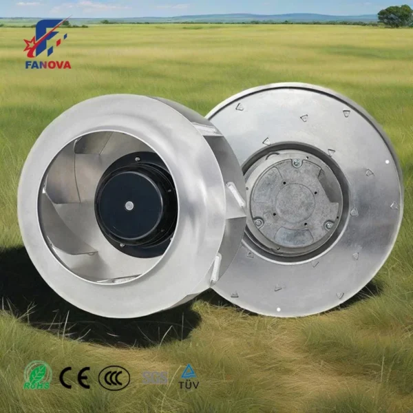 Plastic External Rotor Motor, 190mm, Centrifugal - view 2