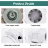 Plastic In-line Extractor, 150mm, Copper, Centrifugal - view 6