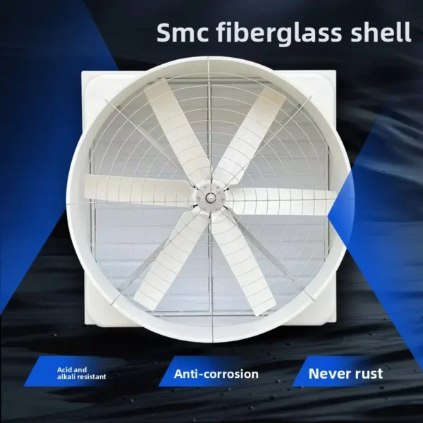 Plastic Negative Pressure Fan, 220V - view 2