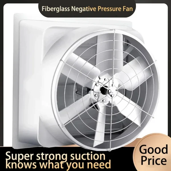 Plastic Negative Pressure Fan, 220V - view 2