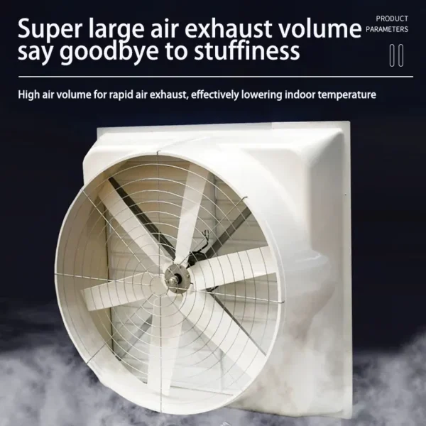 Plastic Negative Pressure Fan, 220V - view 4