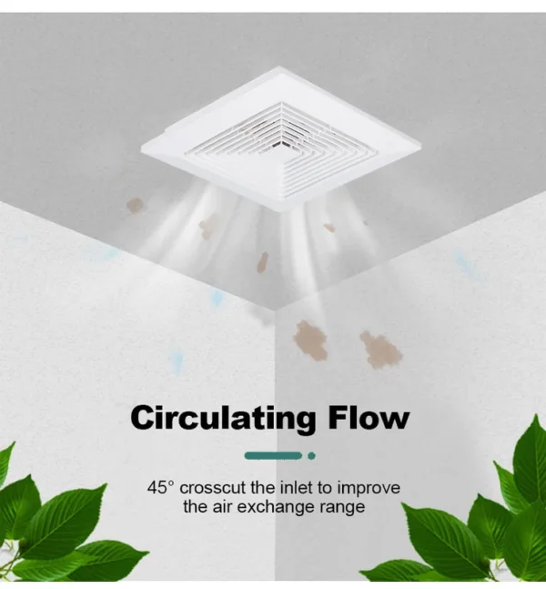 Plastic Wall Exhaust Fan, Centrifugal, Axial - view 5