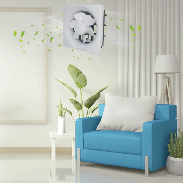 Plastic Wall-mounted Bathroom Extractor, SEICOI, LED, 480 - view 4