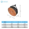 Plastic Wall Mounted Fan, 110V, 220V, 380V, BLDC - view 2