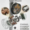 Plastic Wall Mounted Fan, 110V, 220V, 380V, BLDC - view 4