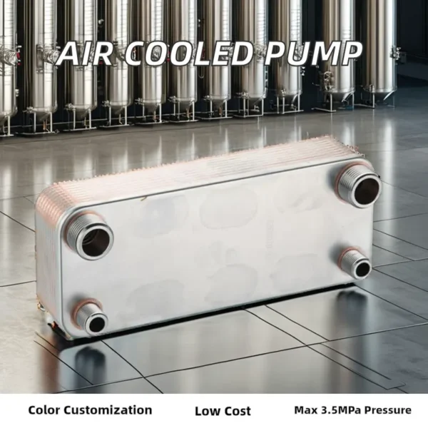 Plate Heat Exchanger, 5KW, 8KW, 10KW, Copper - view 3