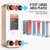 Plate Heat Exchanger, Copper/316L, Stainless, Steel - view 3