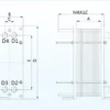 Plate Heat Exchanger, JS04, 220 V, Stainless Steel - view 2