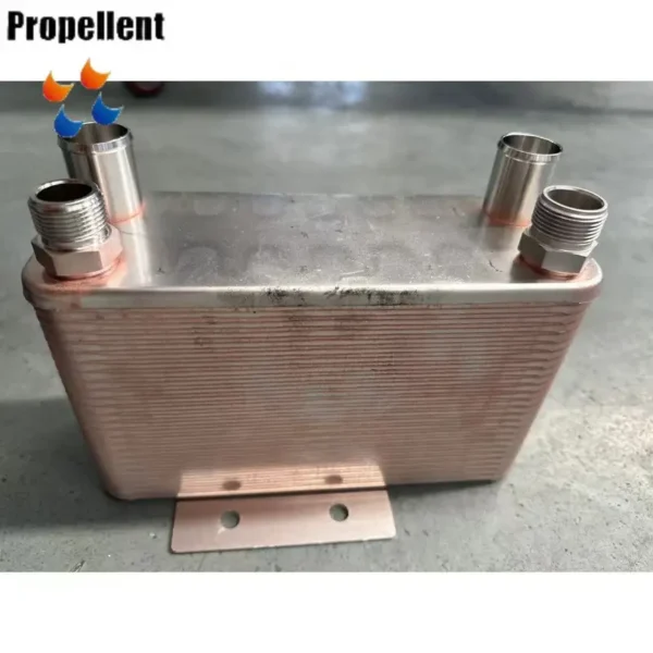 Plate Heat Exchanger, R22, R407A, R410A, Copper - view 2