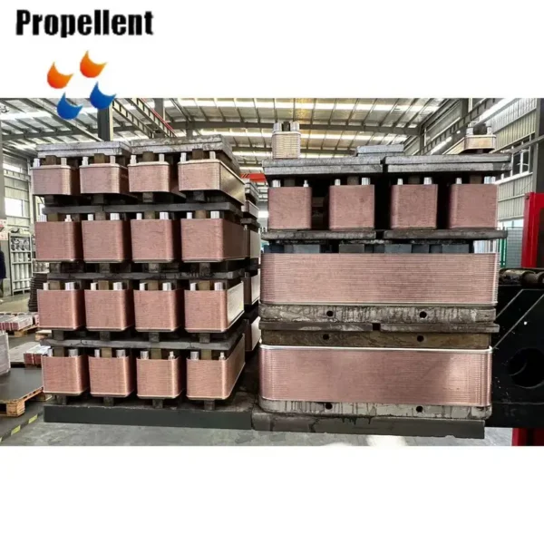 Plate Heat Exchanger, R22, R407A, R410A, Copper - view 6