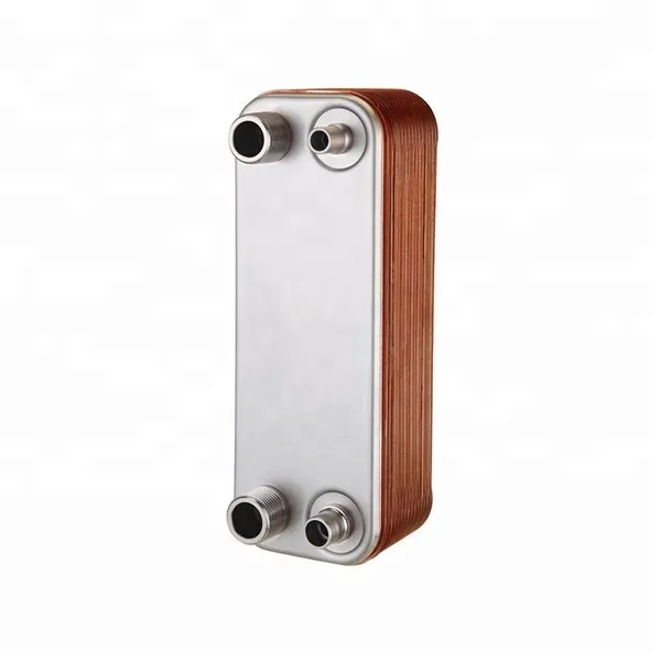 Plate Heat Exchanger, R410a, 220 V, Stainless Steel - view 4