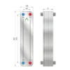 Plate Heat Exchanger, Stainless, Steel, FHC085G, HVAC - view 5