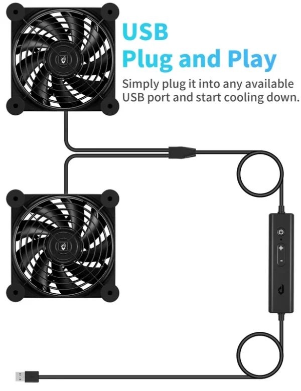 Play Fan, USB, 120mm - view 4