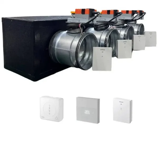 Plenum Central Air Conditioner, Ducted, 4-Zone