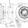 Plug Fan, AHU, R3G250-RR01-H1, 200-277V, 2360 - view 2