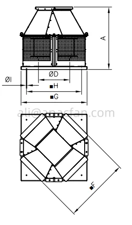 Plug Fan, ATEX, RFHD, centrifugal, 2G - view 3