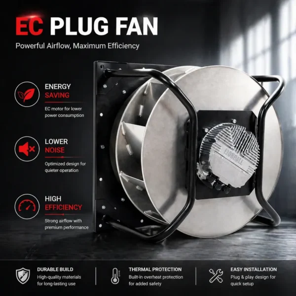 Plug Fan, Centrifugal, 230/400Vac, FFU - view 3