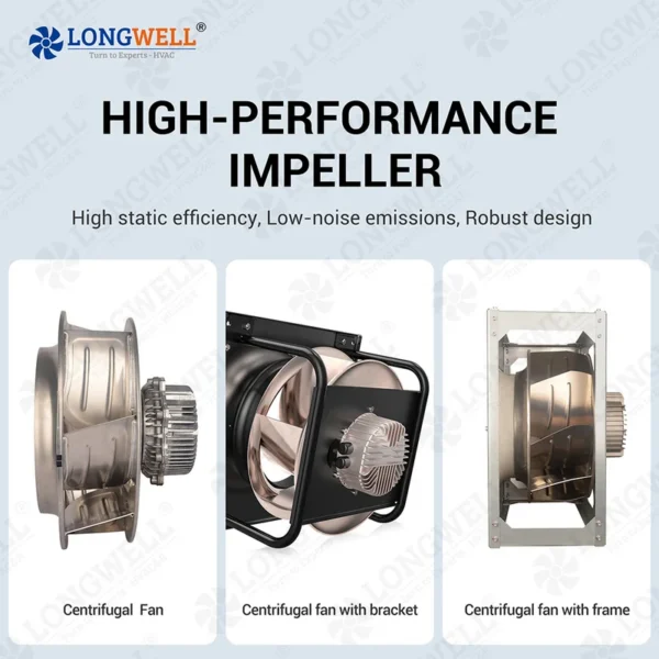 Plug Fan, LONGWELL, 560mm, 400v, Radial - view 2