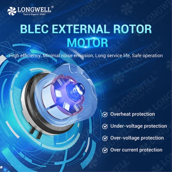 Plug Fan, LONGWELL, 560mm, 400v, Radial - view 4