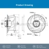 Plug Fan, R3G630-FB32-03, 400V, 1420RPM, 3700W - view 4
