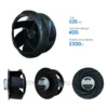 Plug Fan, R3G630-FB32-03, 400V, K3G630-FB32-03/F01, 400RPM - view 2