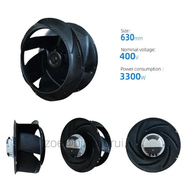 Plug Fan, R3G630-FB32-03, 400V, K3G630-FB32-03/F01, 400RPM - view 2