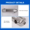Pool Shell and Tube, Stainless, Steel - view 5