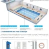 Pools Heat Air Pump, 60000Btu, 98 kw(131.42hp), Electric - view 5