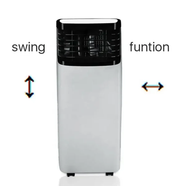 Portable Air Conditioner, 12000, BTU, Plastic - view 2