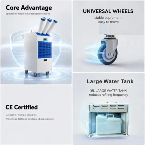 Portable Air Conditioner, 16000BTU, Electric - view 3
