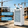 Portable Air Conditioner, 2000W, 220V, 800m³/h