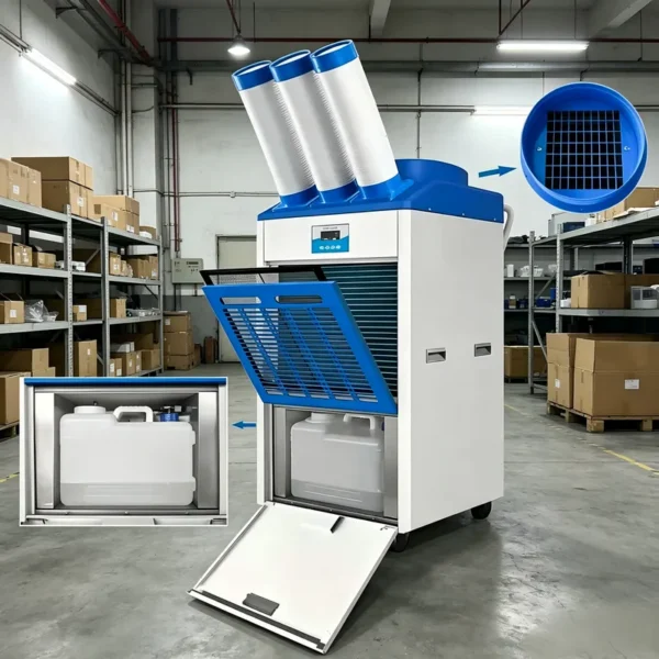 Portable Air Conditioner, 25000BTU, R410A, Portable Air Cooler - view 4