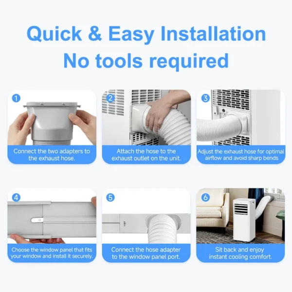 Portable Air Conditioner, 7000BTU, R290 - view 6