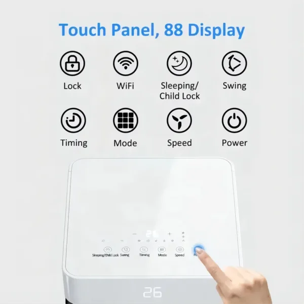 Portable Air Conditioner, 8000, 220, 3000 - view 5