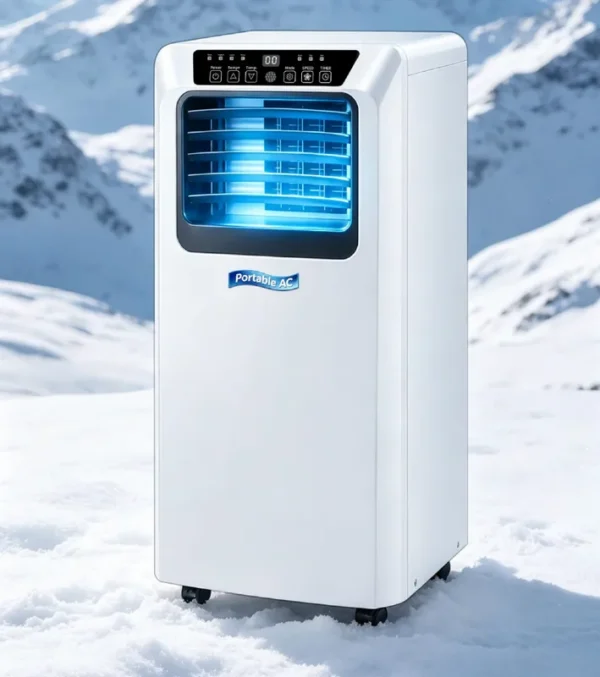 Portable Air Conditioner, Plastic, Up to 11, Electric - view 2