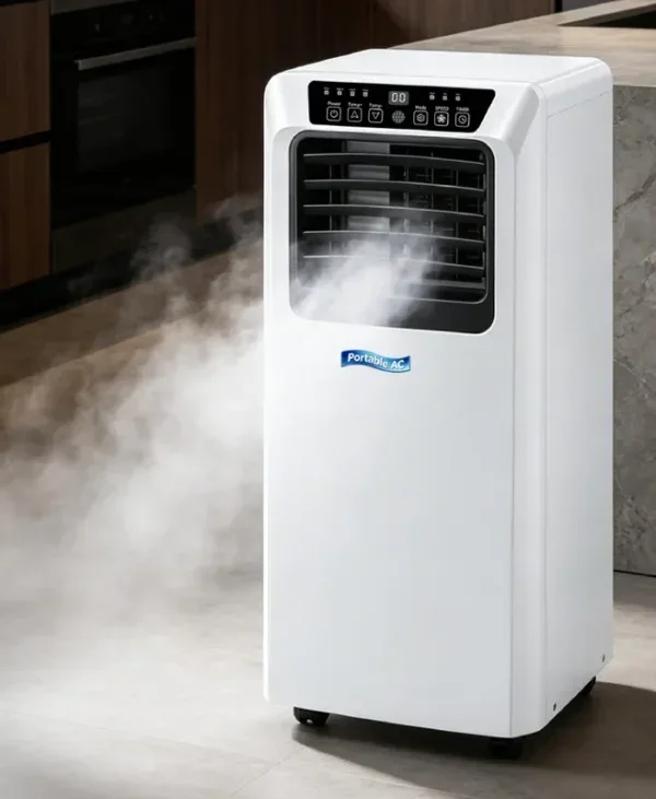 Portable Air Conditioner, Plastic, Up to 11, Electric - view 3