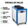 Portable Air-cooled Chiller, 2hp, 220 V, 1.5KW(2.01hp)